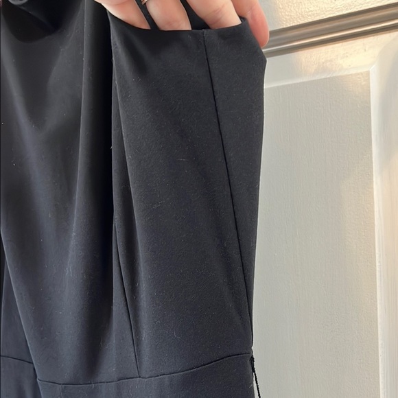 Ann Taylor Black Sleeveless Full Length Jumpsuit with Tie Waist - Size 4 - Picture 6 of 13